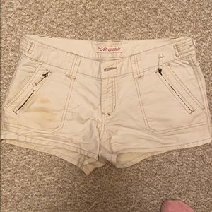 Tan size 7 juniors shorts